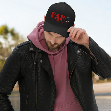 FAFO Twill Cap with Patriotic Embroidery